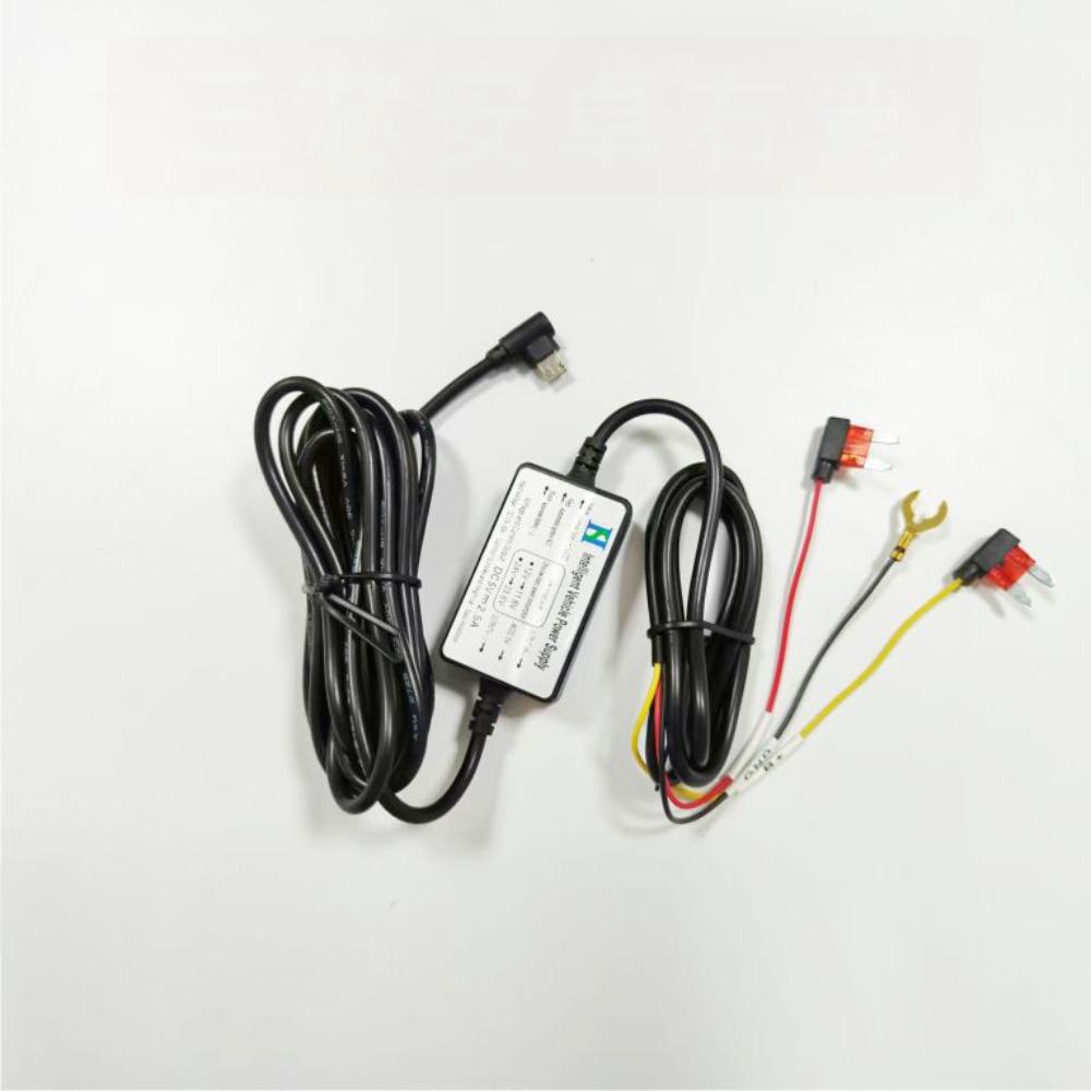 Type-C USB Port Dashcam Power Cable 12-30V Input Camera Hardwire Adapter Vehicle