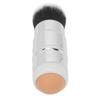 2 in 1 Face Oil Absorbing Roller Double Headed Foundation Brush Volcanic Stone Oil Control Roller Brown