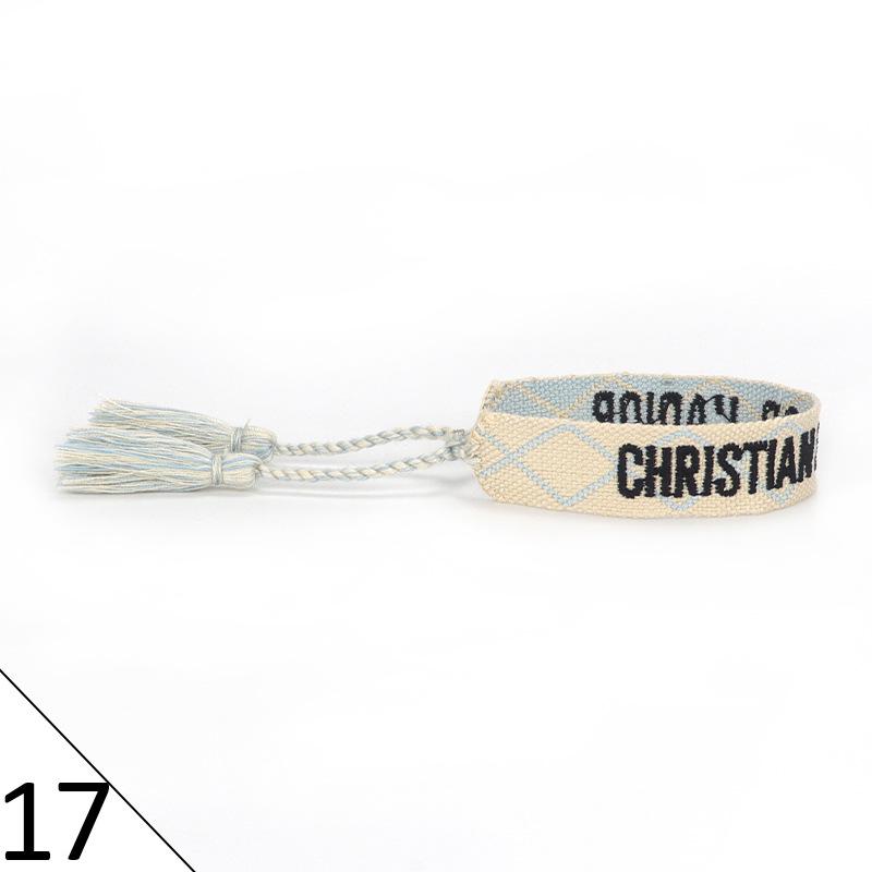 Handmade Embroidered Friendship Bracelet with Tassels for Women