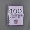 Sammelbuch für 100-Tage-Umschläge, Geldspar-Challenge, einfache und lustige Art, 5.050 $ Geld zu sparen, Budgetplaner-Set, Neujahrs-Bargeldspar-Challenge