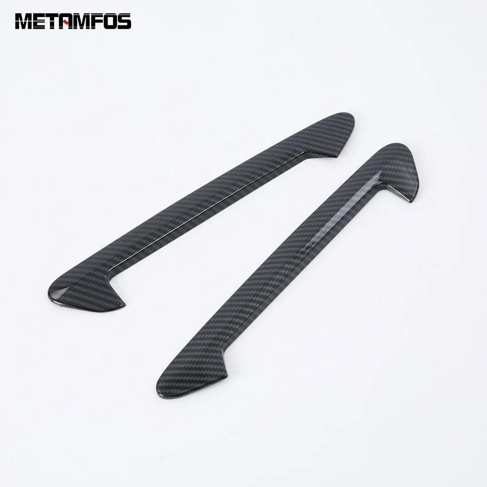 For BMW X3 SUV 2018-   Carbon Fiber Front Door Side Fender Base Cover Molding Trim Sticker Exterior Car Accessories