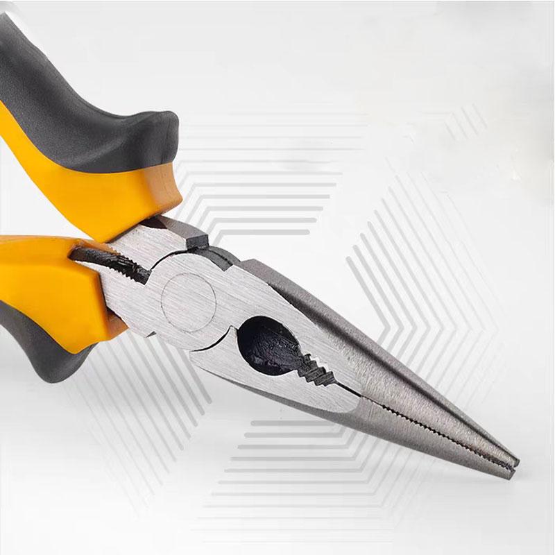 Wire Pliers Sharp Large Opening Diagonal Pliers Needle Nose Pliers for Cutting Twisting and Clamping MetalWires Crimping Tools
