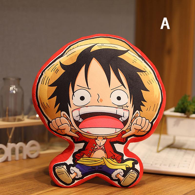 

One Piece Кавайная подушка-кукла Луффи Зоро Санджи Чоппер Усопп Аниме Мягкая игрушка