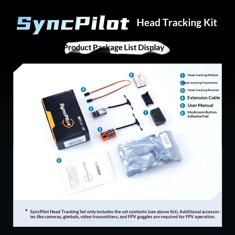 In Stock Fms Syncpilot Fpv Head Tracker Set For Rc Plane Boat Car Models System Compatible With Dji