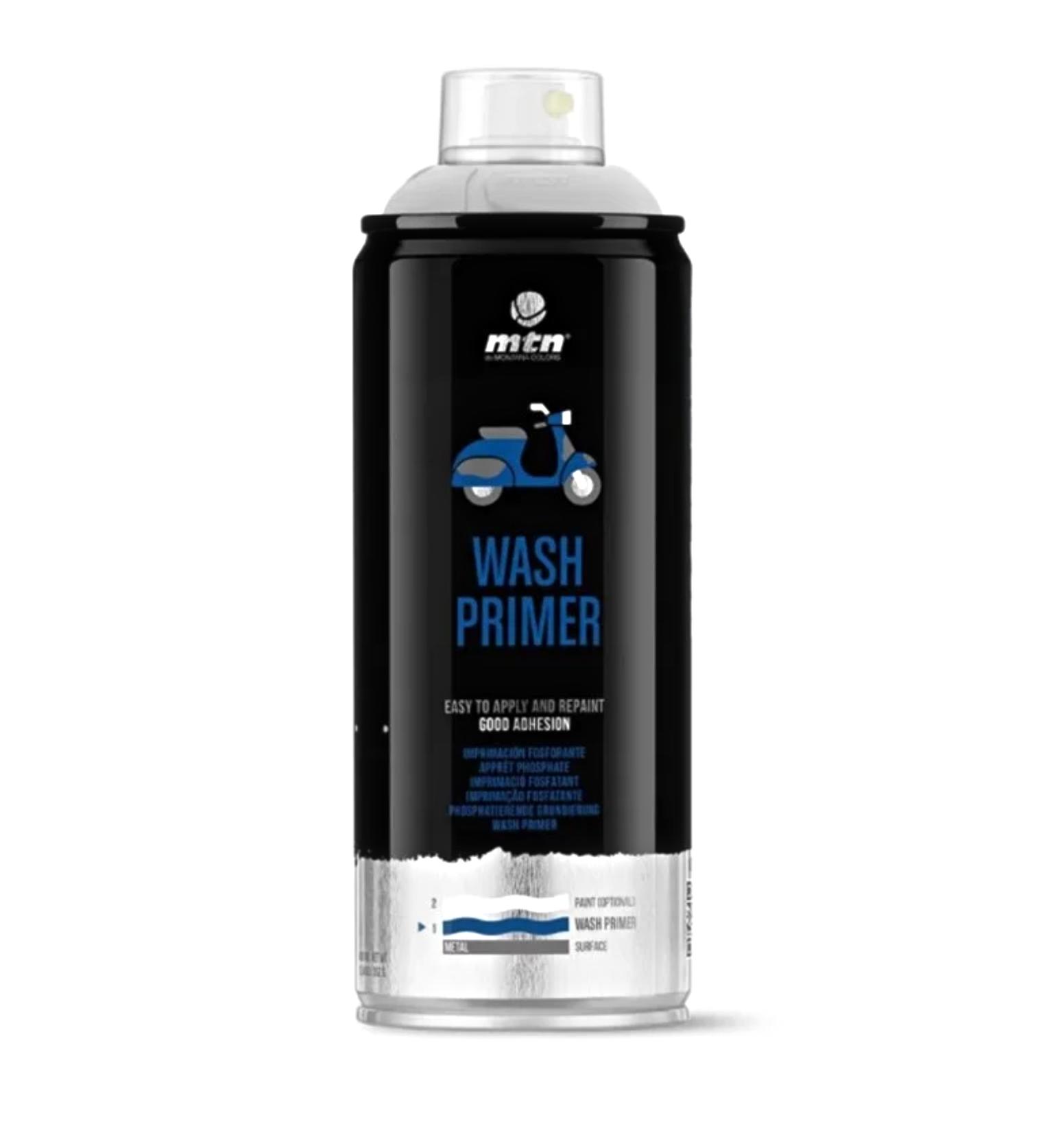 IMPRIMADOR DE LAVADO mtn Pro Imprimador Reactivo de Grabado en Spray para Metal 400ml