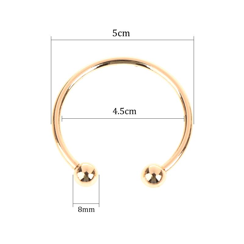 15-60Mm Metallringspenner Hette Bikini Dekorativ Lås Kobling Skruekrok DIY Klær Sytilbehør
