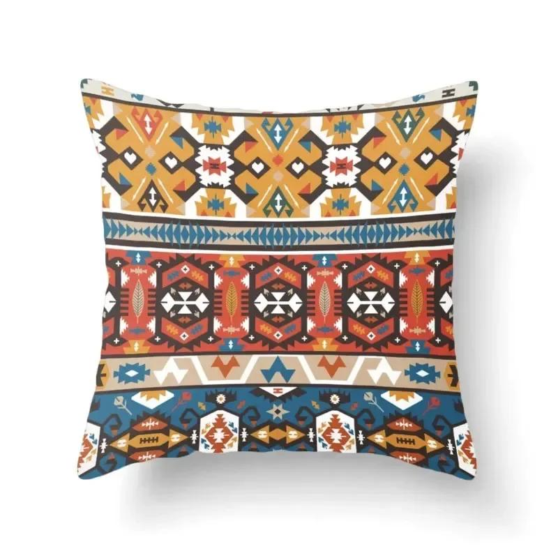 

Office Sofa Car Cushion Cover Luxury Home Decor Pillow Cover Mandala Style Pattern 66x66cm жёлтый