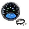 1pcs Motorcycle Lcd Odometer Baboon Meter Tachometer Tachometer Lcd Oil Strap Sensing 12V