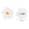 2/5pcs Hawaiian Flower Hair Clip Summer Beach Birthday Party Wedding Decoration Girls Artificial Egg Flowers Hairpin Accessories
