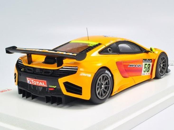 TRUE SCALE měřítko McLaren GT3 2012 1/43 MP4-12C #58
