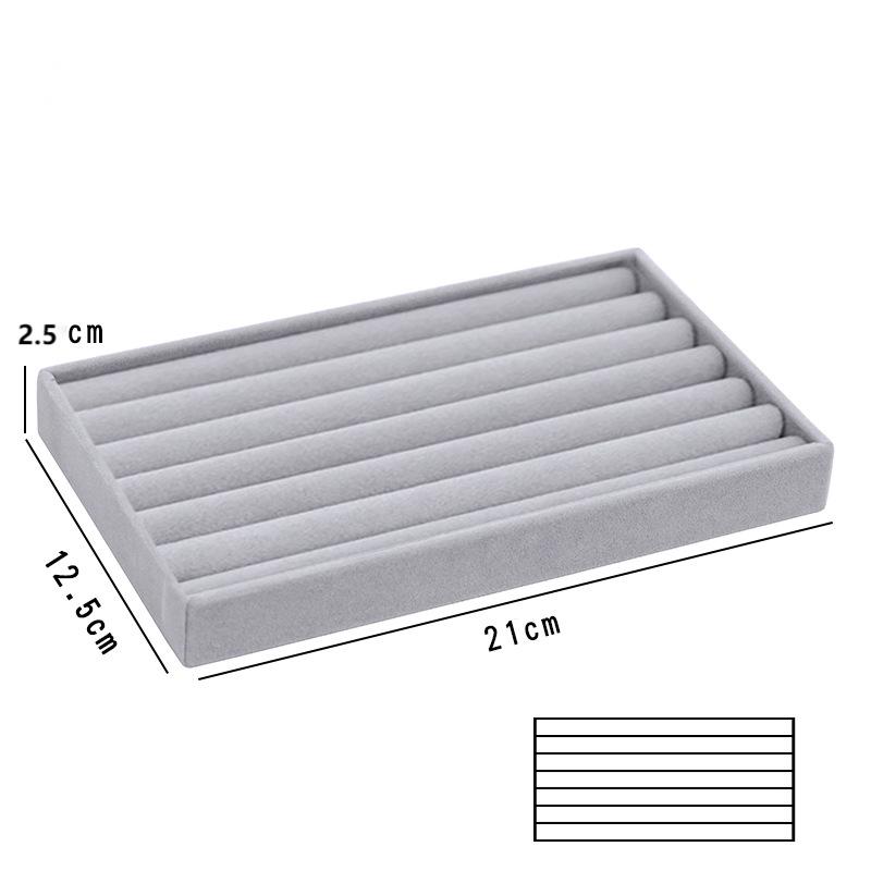 Velvet Jewelry Storage Box Earring Ring Necklace Bracelet Jewelry Display Box Tray Holder for Jewelry Classification Jewelry Box