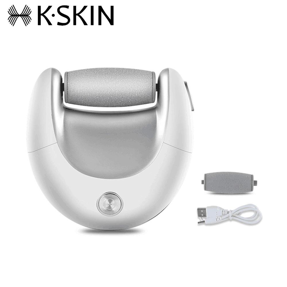 

Электрические устройства для удаления мозолей на ногах K-SKIN Перезаряжаемые домашние электрические устройства для заточки и отшелушивания ног 0 белый