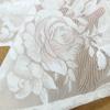 1Pc Valance White Cafe European Style Lace Curtains Kitchen Window Drapes Floating Sheer Window Drapes