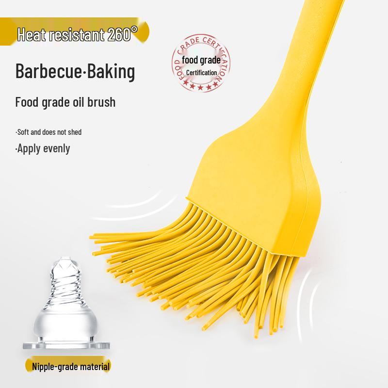 Free Shipping Non-Shedding Silicone Oil Brush for Kitchen and BBQ - Food Grade