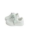 Milk white platform white shoes women's new low-top versatile student breathable sports shoes