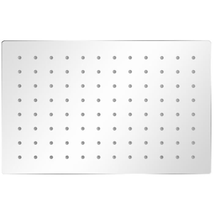 VidaXL Plunging Shower Head 2 Pcs Stainless Steel 20x30 Cm