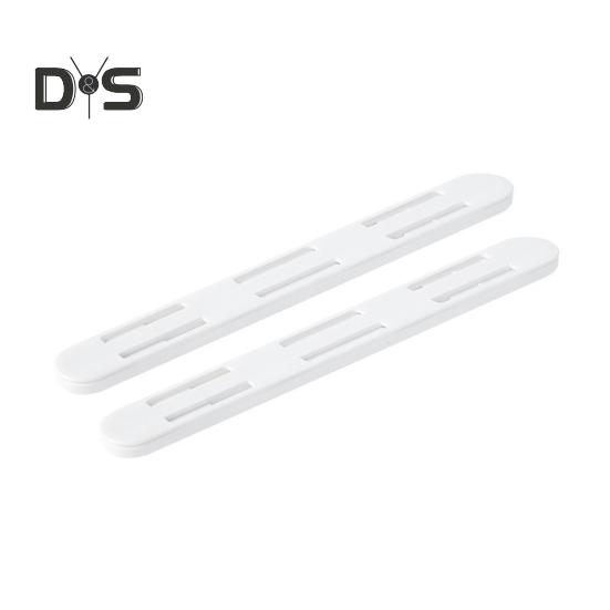 2Pcs Drawer Storage Box Sliding Rail Self-adhesive Quiet Dresser Wardrobe Kitchen Cabinet Organizer Drawer Slide Pull-out Track