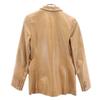 Calvin klein leather tailored jacket 4 Camel brown Women Used