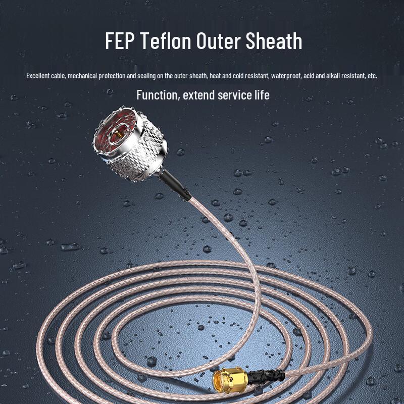 RF Koaxialkabel N-hane till SMA-hane