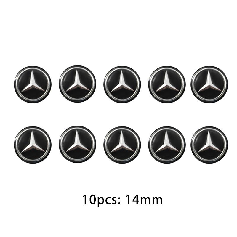 ZJH5   Car Smart Remote Keyhole Sticker For Mercedes Benz AMG A B C E G CLA W211 W203 W204 W210 W124 Decal Decoration Lables Accessory