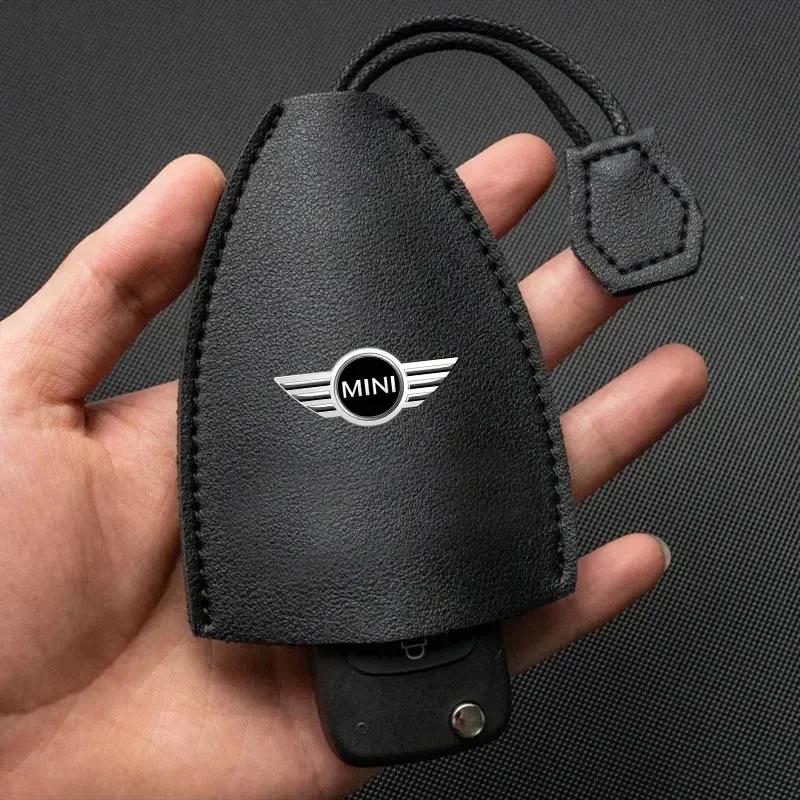 

For Bmw Mini Car Key Protection Shell Bag Car Key Case Cover Car Keychain For MINI Cooper R56 R50 R53 F56 R60 2011 2012 2013 201
