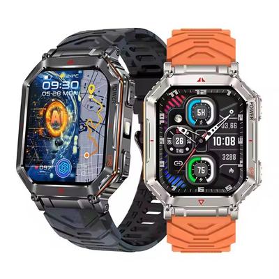 KR92 Smart Watch  ChatGPT GPS Positioning Tracking Altitude Air Pressur Compass Flashlight BT Call Men Outdoor Sports Smartwatch