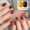 1PCS 15ml Brown Yellow Nail Polish Gel Suitable For Nail Salons And DIY Nail Art