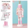 12CM Nutcracker Puppet Soldier Christmas Decoration New Year Gift Friends Home Table Office Decoration Child Doll Toys Pendant