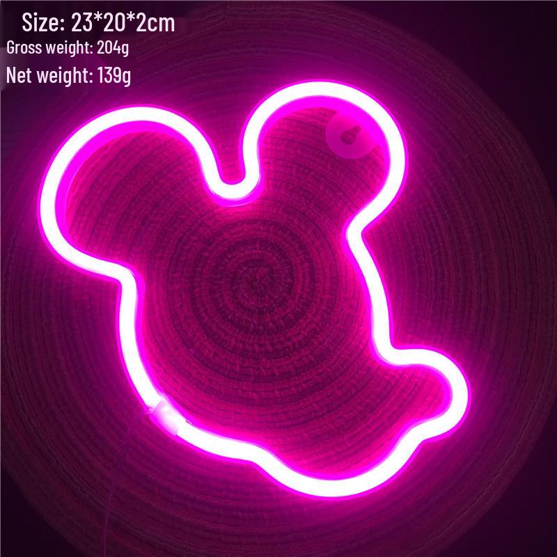 Herz & Stern LED Neon Mondlicht