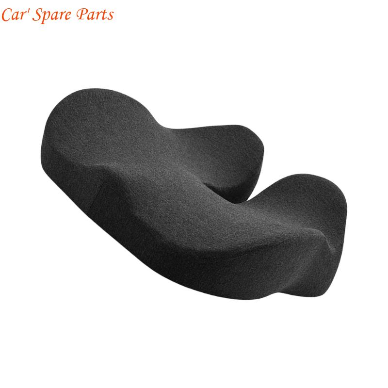 Y4UA Breathable Tailbone Support Pillow Thickened Memory Foam Cushion for Driving Working Comfort