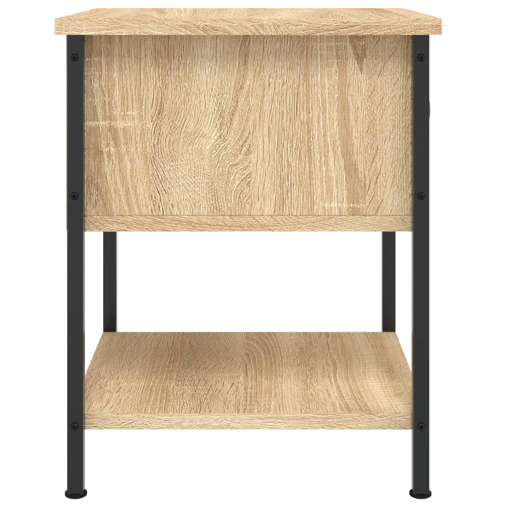 Nightstand Sonoma Oak 34 X 35.5 X 45 Cm Engineered Wood