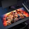900x400 XXL Teclado Mouse Pad Large Games Street Fighter Desk Mat Gaming Accessories Waterproof Table Mats Natural Rubber Carpet