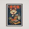 Retro Japanese Sushi Bar Poster Kitchen Food Posters and Picture Canvas Print Painting Dining Room Wall Decor Home Mural Cuadros