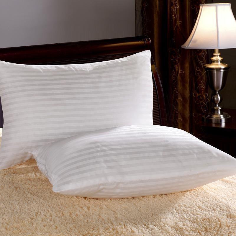 Core Pillow Bedding Polyester Fiber Home Use Supplies Memory Stripe Back Bounce