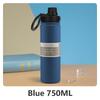750ml Stainless Steel Vacuum Bottle With Magnetic Bracket Large Capacity Insulation Water Bottle For Travel Sports Water Cup
