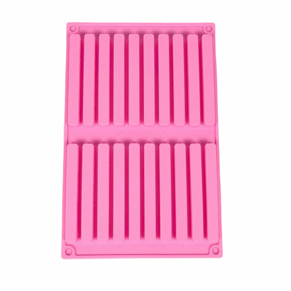 Party Decor 20 Cavities Chocolate Molds Food Grade Silicone Cake Decorating Tool Reusable DIY Baking Mold Candle Making