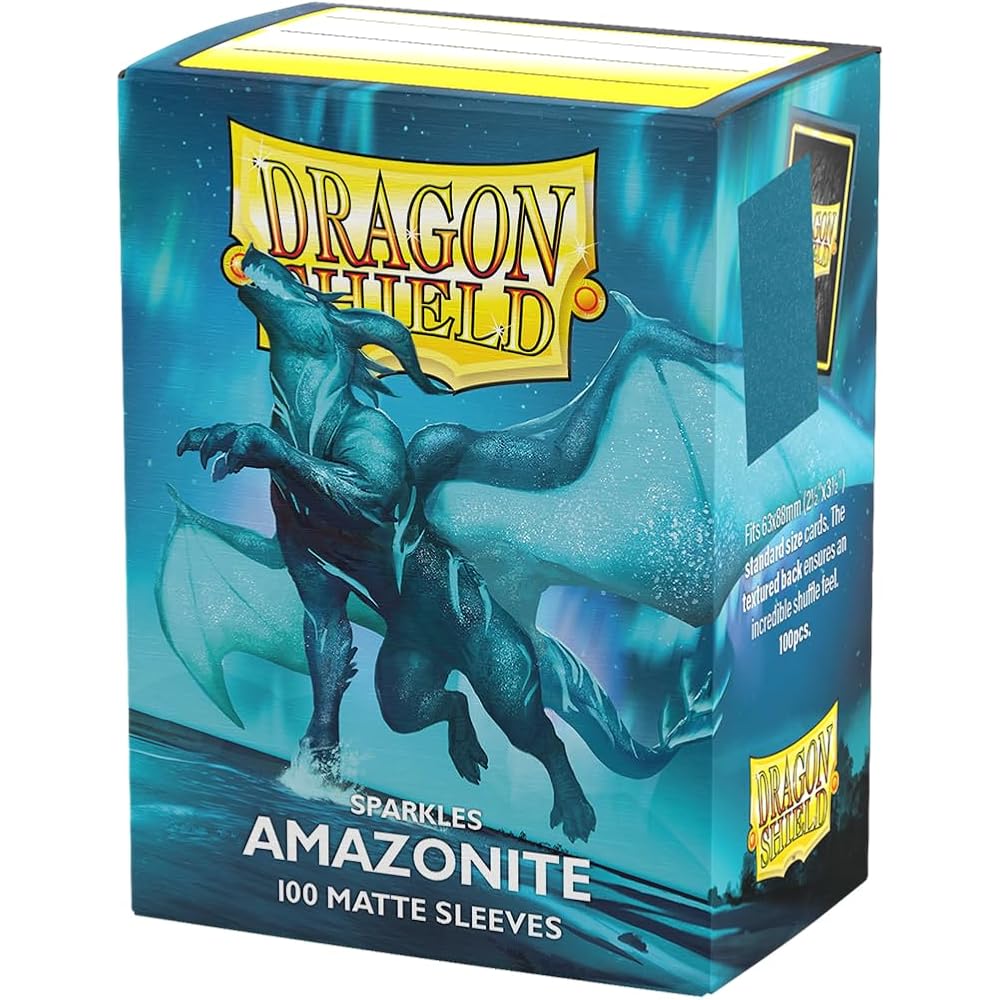 Dragon Shield Standard Size Matte Sleeves Amazonite 100 Pack Card Protection Sleeves