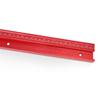 1Pc T-Track 45 Chute with Mm/inch Scale Alloy Red T-tracks Slot Miter Track 40cm Woodworking Saw Table Workbench DIY Tools