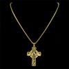 **Holy Body Halo Cross Necklace In Stainless Steel**