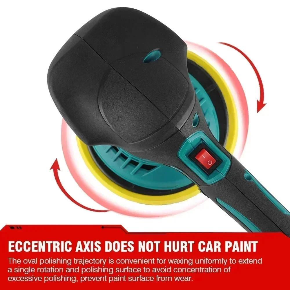 7000RPM Cordless Automobile Polishing Sealing Glaze Machine Portable Auto Waxing Power Tool Electric Car Polisher