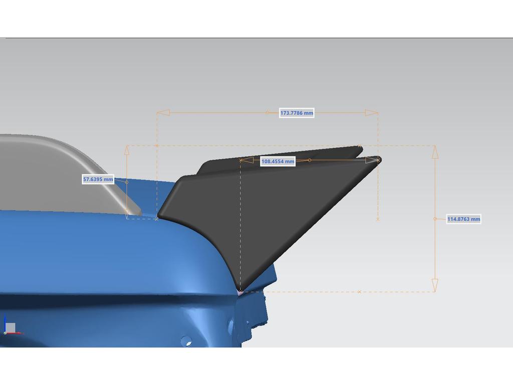 BYD Shark Wing Deflector Spoiler Kit