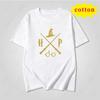 Minimalist Scissors Wine Glass Printed Short Sleeve Tshirt Line Pattern Unisex Casual Top