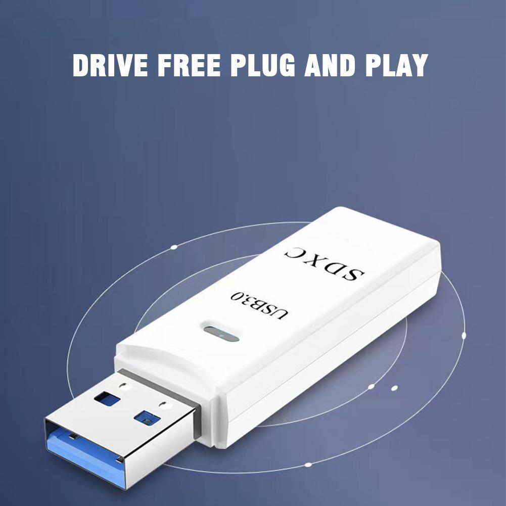 USB2.0 USB3.0 Portable Card Reader for SD MicroSD TF High-Speed Memory Card Reader Adapter Dual Slots