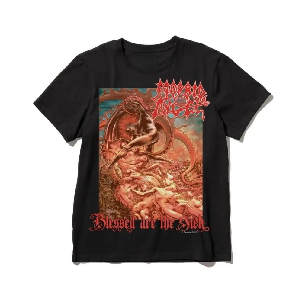 Unisex Short Sleeve Crew Neck Cotton T Shirt Morbid Angel Blessed Are The Sick Heavy Metal S