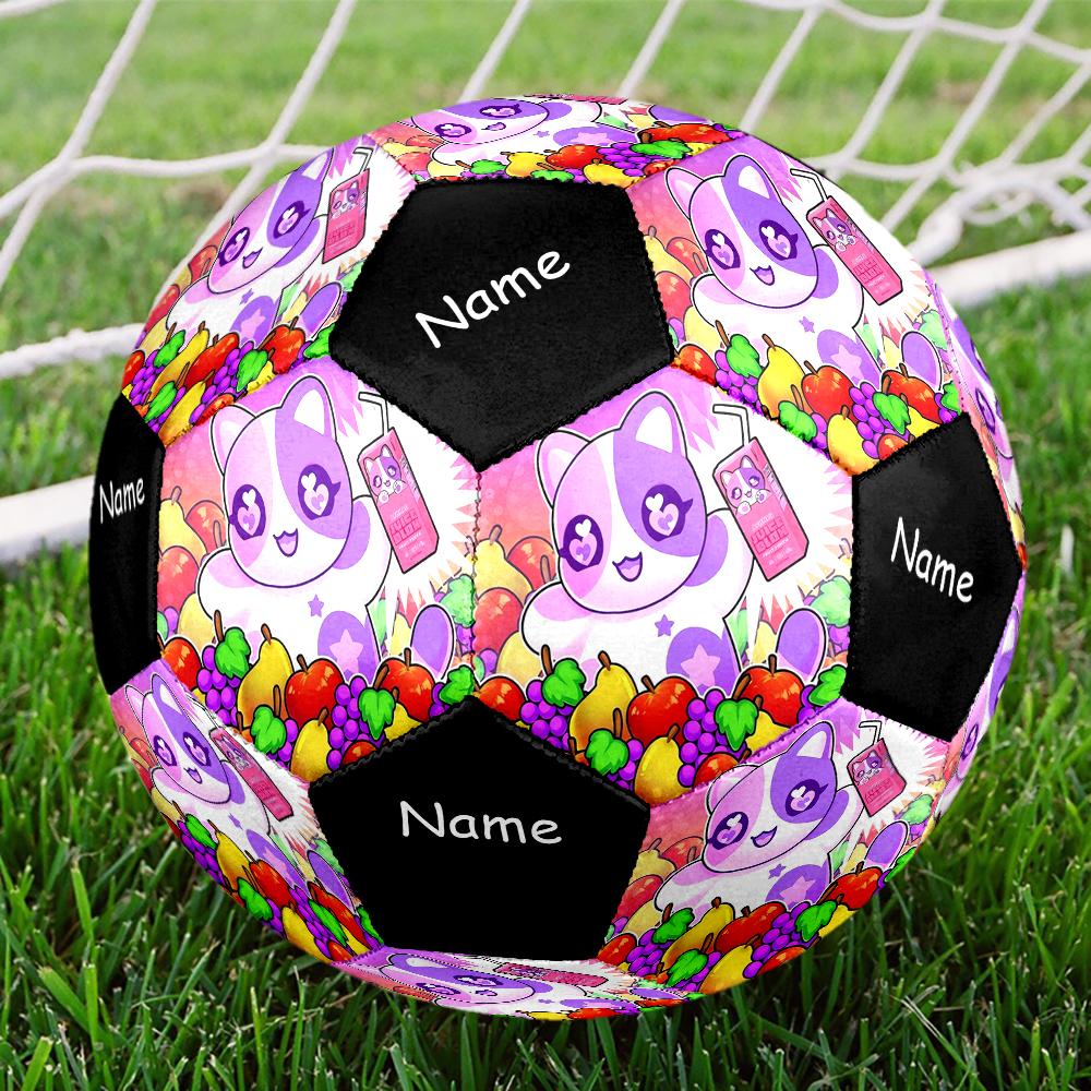 Custom Name Aphmau Theme Size 5 Soccer Ball, Suitable for Both Indoor and Outdoor Matches, a Gift Suitable for Everyone.