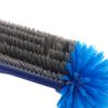 Aluminum Handle Swimming Pool Brush Head With Corner Cleaning Brush Semi-Spherical Bristles Pool Tile Scrubber Brush