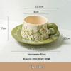 OLOEY Ceramic Coffee Cup & Saucer Set