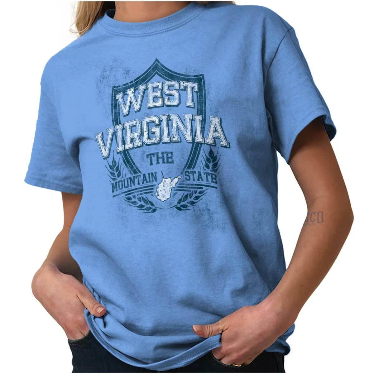 West Virginia State Motto Souvenir Tourist Ladies TShirts Tees T For Women S