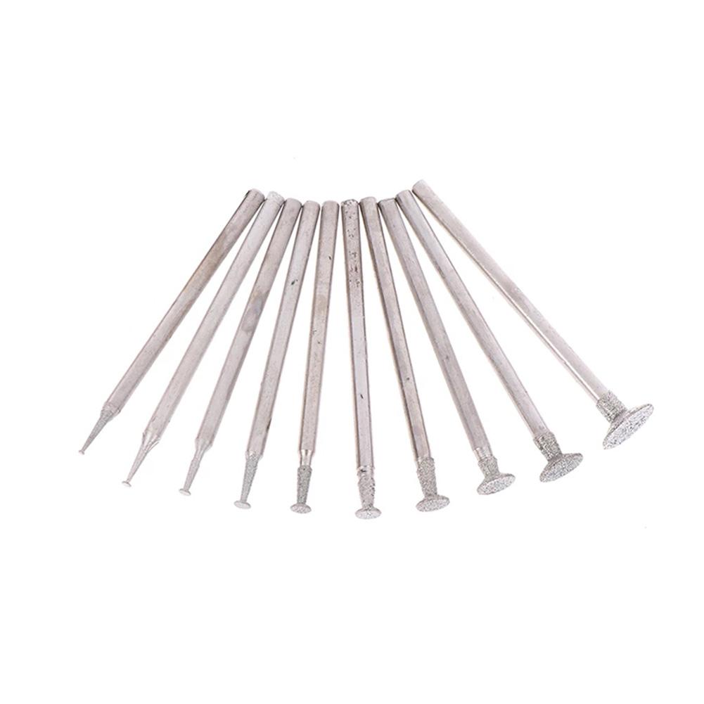 Woodwork Grinding Heads Tool Stone Jade 10pcs Carborundum