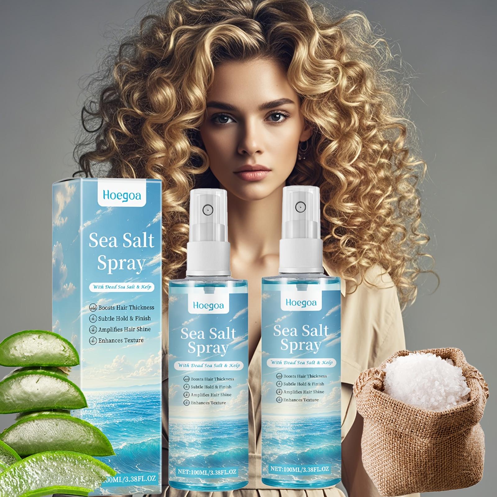 

Sea Salt Hair Styling Spray for Strong Hold and Curly Hair Enhancement